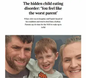 A snippet from an article from The Times featuring a quote from Mona Hansen